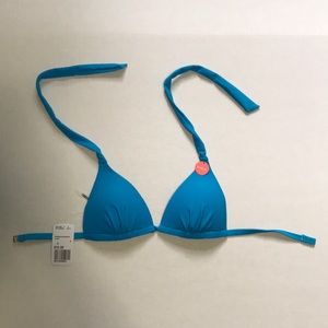 Forever 21 bikini padded top turquoise small